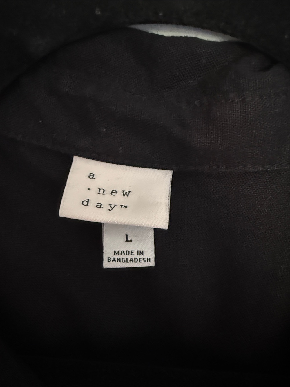 a new day Black Classic Shirt Dress - Picture 2 of 3